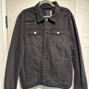 Men’s Original Use Distressed Jean Jacket